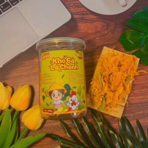 Khô Gà Lá Chanh Yumi Đồ Ăn Vặt Khô Gà Xé Sợi Chua Cay Thơm Ngon