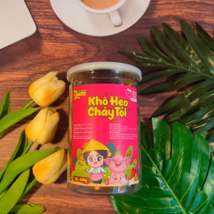 Khô Heo Cháy Tỏi Yumi Đồ Ăn Vặt Thịt Lợn Xé Sợi Tẩm Vị Thơm Ngon An Toàn Vệ Sinh