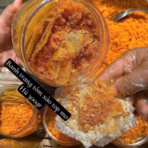 Bánh Tráng Tôm Xào Tóp Mỡ – Ngon Chuẩn Vị Hè 300G - Winnie House