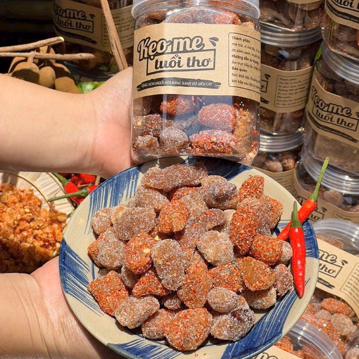 Kẹo Me Tuổi Thơ, Chua – Mặn – Ngọt – Tuổi Thơ Chuẩn Tuổi Thơ 500G - Winnie House