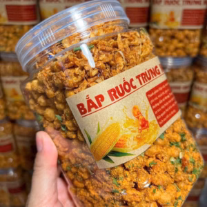 Bắp Ruốc Trứng Muối, Giòn Rụm, Béo Ngậy, Mặn Mà 500G - Winnie House