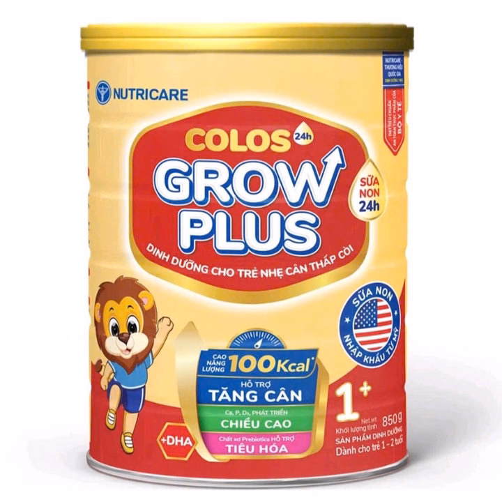 Sữa Bột Nutricare Colos 24H Grow Plus 0+,1+,2+ 850G Giúp Tăng Chiều Cao,Hỗ Trợ Tiêu Hóa - Nutricare - Ảnh 4