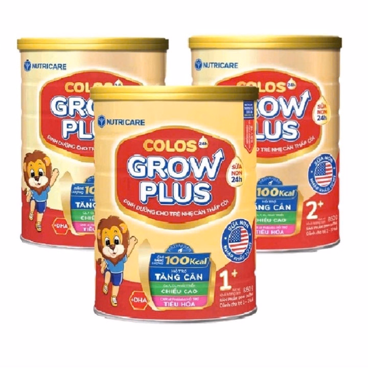 Sữa Bột Nutricare Colos 24H Grow Plus 0+,1+,2+ 850G Giúp Tăng Chiều Cao,Hỗ Trợ Tiêu Hóa - Nutricare - Ảnh 5