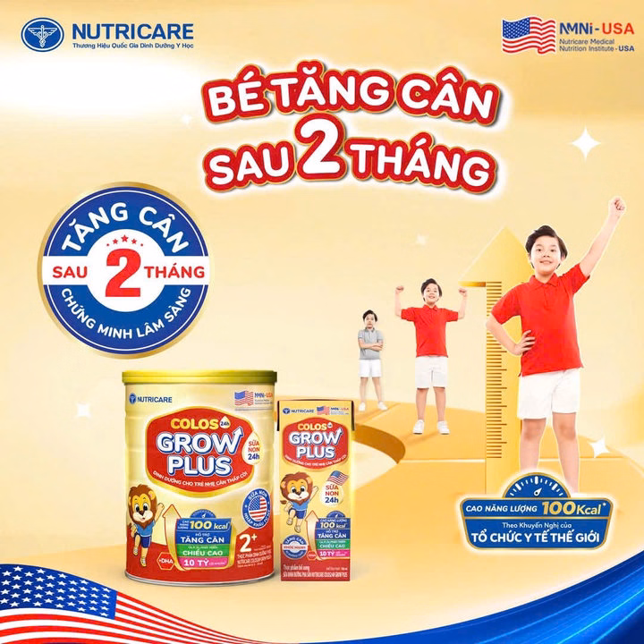 Sữa Bột Nutricare Colos 24H Grow Plus 0+,1+,2+ 850G Giúp Tăng Chiều Cao,Hỗ Trợ Tiêu Hóa - Nutricare - Ảnh 9