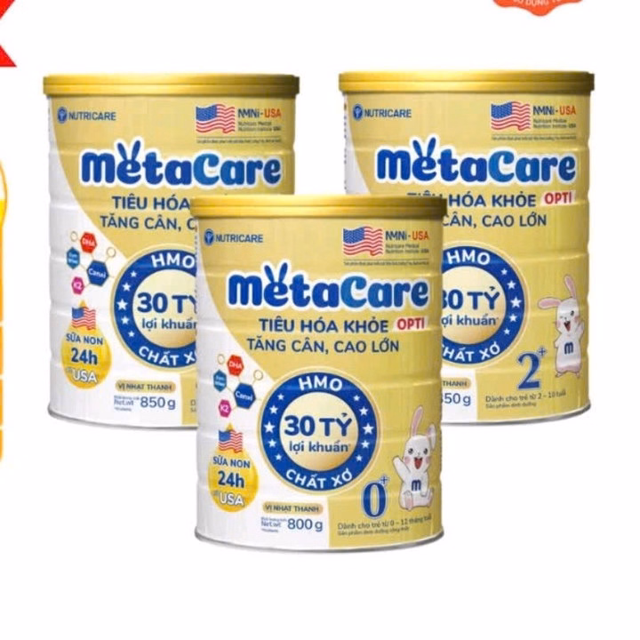 Sữa Metacare Gold Opti0+,1+,2+ Tăng Cường Tiêu Hóa,Tăng Hấp Thu,Phát Triển Chiều Cao - Nutricare - Ảnh 5