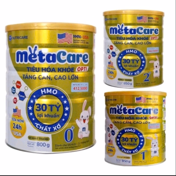 Sữa Metacare Gold Opti0+,1+,2+ Tăng Cường Tiêu Hóa,Tăng Hấp Thu,Phát Triển Chiều Cao - Nutricare - Ảnh 8