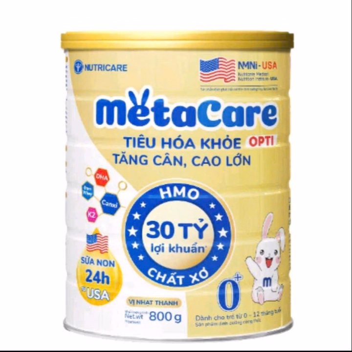 Sữa Metacare Gold Opti0+,1+,2+ Tăng Cường Tiêu Hóa,Tăng Hấp Thu,Phát Triển Chiều Cao - Nutricare - Ảnh 7