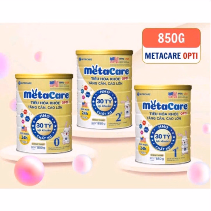 Sữa Metacare Gold Opti0+,1+,2+ Tăng Cường Tiêu Hóa,Tăng Hấp Thu,Phát Triển Chiều Cao - Nutricare - Ảnh 6