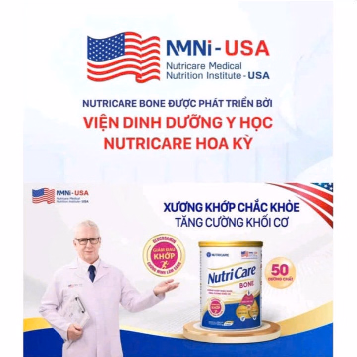 Sữa Nutricare Bone 850G Bổ Xung Canxi Giúp Chắc Khỏe Xương Khớp,Giảm Đau Khớp - Nutricare - Ảnh 3