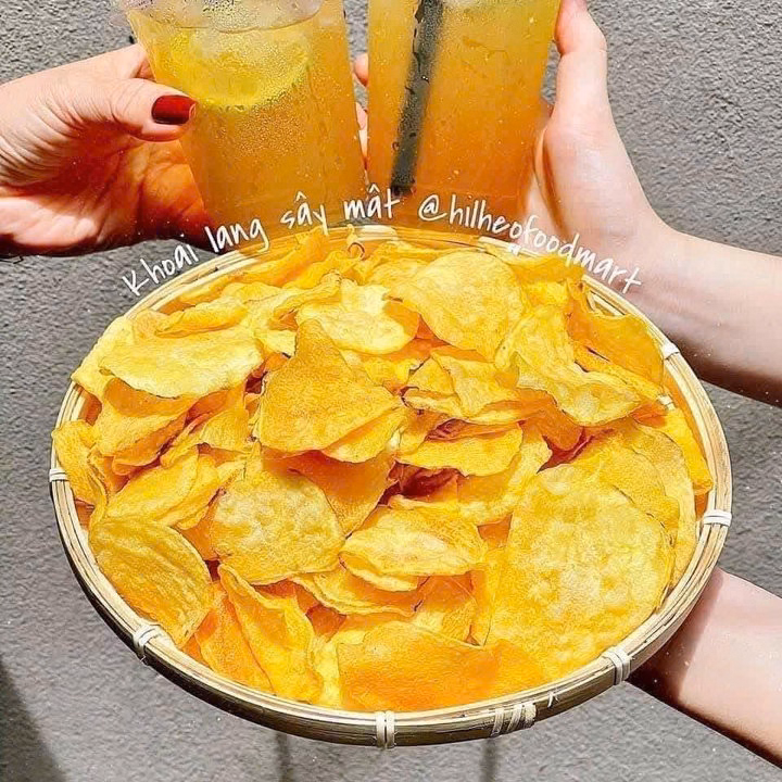 Khoai Lang Sấy Mật Ong Giòn Tan Hấp Dẫn 500G - Winnie House - Ảnh 6