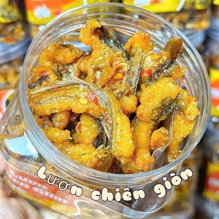 Lươn Chiên Giòn Tỏi Ớt Chấm Mắm Me Siêu Cuốn, Ngon Bá Cháy 300G - Winnie House - Ảnh 2