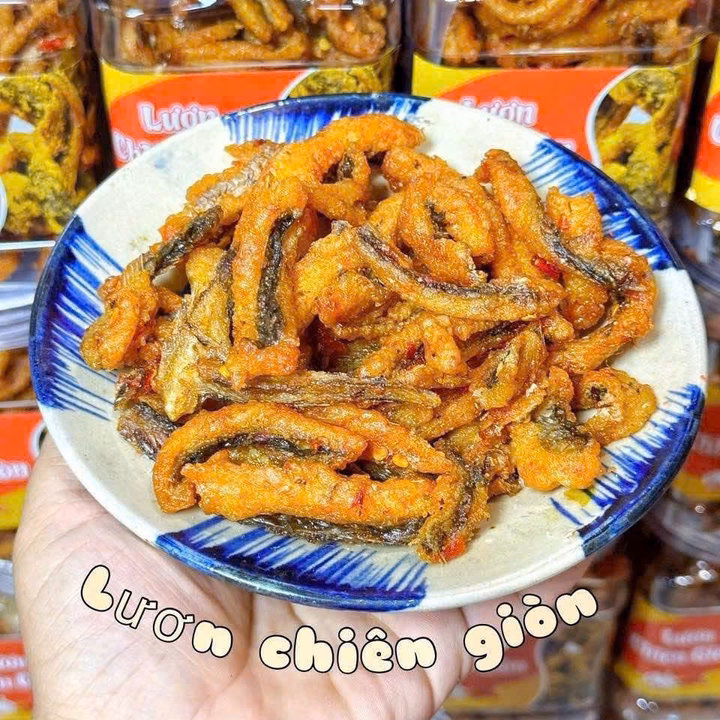 Lươn Chiên Giòn Tỏi Ớt Chấm Mắm Me Siêu Cuốn, Ngon Bá Cháy 300G - Winnie House - Ảnh 3