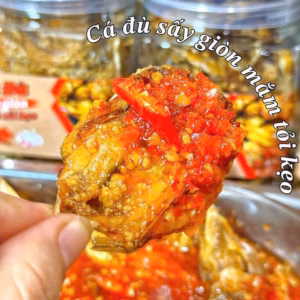 Cá Đù Sấy Giòn Mắm Tỏi Kẹo, Ăn Vặt Siêu Đỉnh, Đừng Bỏ Qua 250G - Winnie House