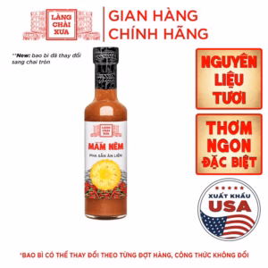 Mắm Nêm Pha Sẵn Cao Cấp Chai Thủy Tinh 300G - Làng Chài Xưa