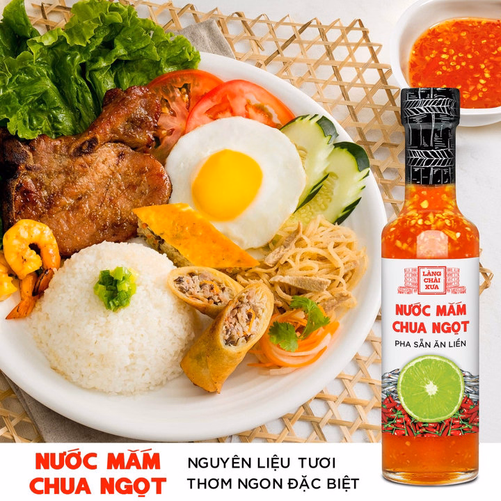 Combo 4 Chai Nước Chấm Pha Sẵn (Mắm Nêm, Nước Mắm Chua Ngọt, Nước Mắm Gừng, Nước Mắm Me) 300G - Làng Chài Xưa - Ảnh 2