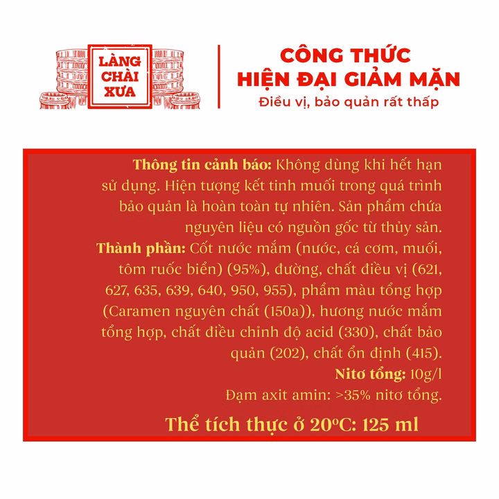 Nước Mắm Tôm Biển Hồng Ngọc Đại Dương 125Ml - Làng Chài Xưa - Ảnh 2