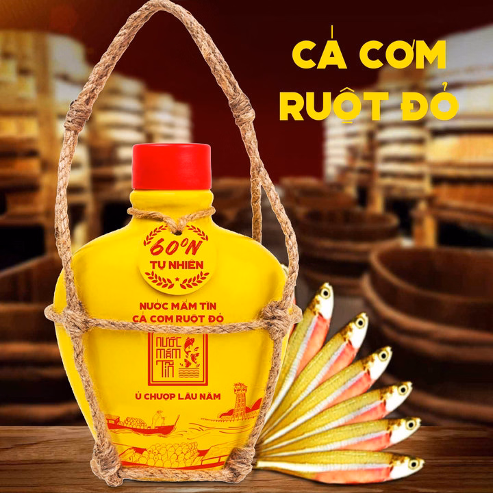 Hộp Quà Đậm Đà Tình Thân Gồm 01 Nước Mắm Tĩn Tôm Biển 60N 500Ml Và 01 Nước Mắm Tĩn Cá Cơm Ruột Đỏ 250 Ml - Nước Mắm Tĩn - Ảnh 12