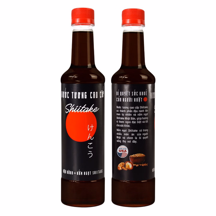 Nước Tương Cao Cấp Shiitake Chai Nhựa 525Ml - Làng Chài Xưa - Ảnh 9