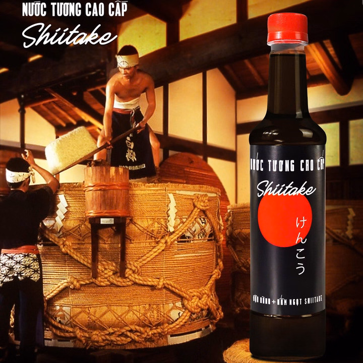 Nước Tương Cao Cấp Shiitake Chai Nhựa 525Ml - Làng Chài Xưa - Ảnh 3
