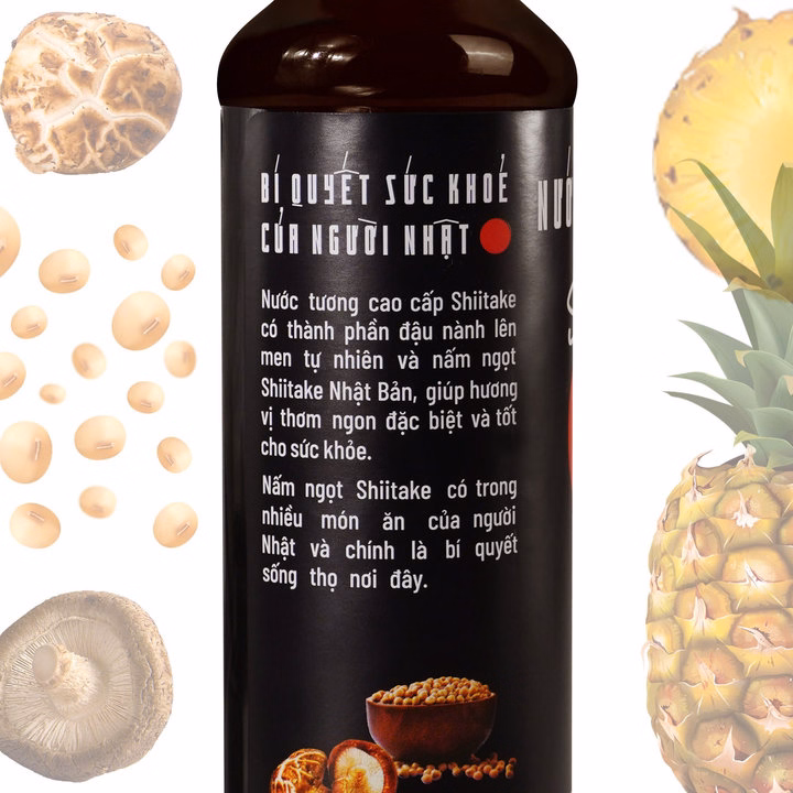 Nước Tương Cao Cấp Shiitake Chai Nhựa 525Ml - Làng Chài Xưa - Ảnh 10
