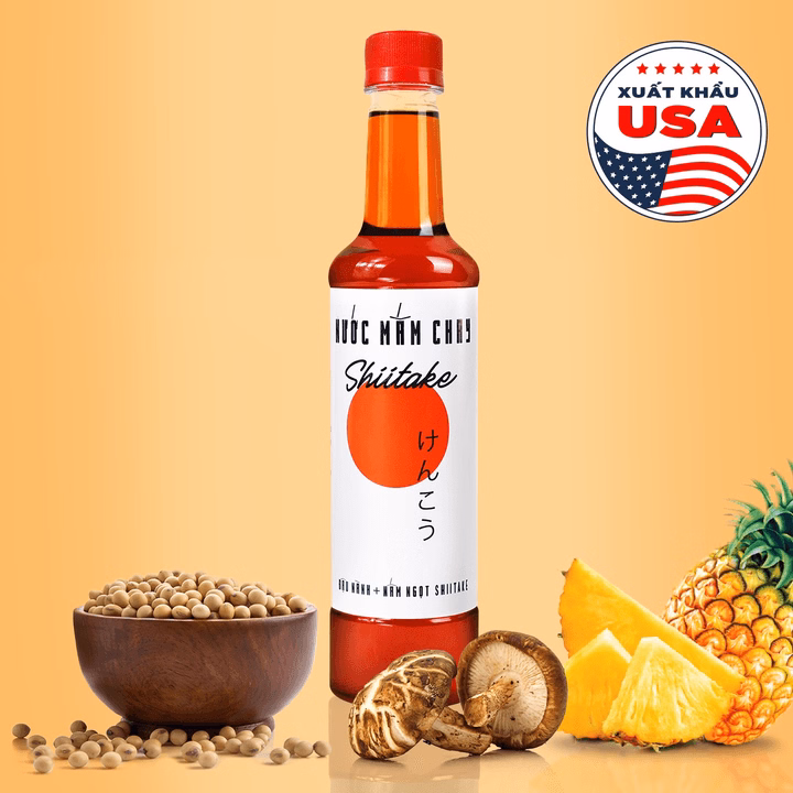 Nước Mắm Chay Cao Cấp Shiitake 525Ml - Làng Chài Xưa - Ảnh 4