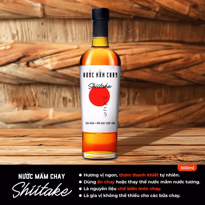 Nước Mắm Chay Shiitake Cao Cấp 500Ml - Làng Chài Xưa - Ảnh 3