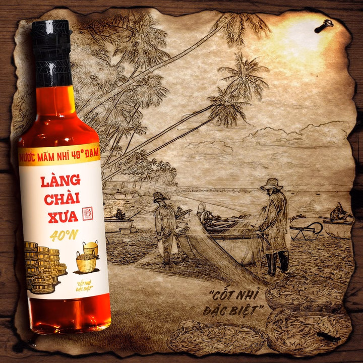 Nước Mắm Nhỉ Nhãn Vàng 40 Độ Đạm 500Ml - Làng Chài Xưa - Ảnh 5