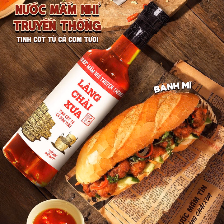 Nước Mắm Nhỉ Truyền Thống Nhãn Đỏ 30 Độ Đạm 500Ml - Làng Chài Xưa - Ảnh 6