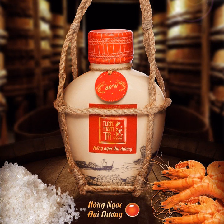 Combo 2 Bình Gốm Nước Mắm Tĩn Tôm Biển Truyền Thống 60N Đạm 500Ml - Nước Mắm Tĩn - Ảnh 6