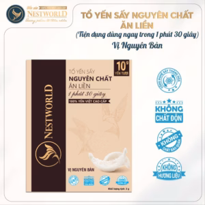 [Hộp 1 Thanh Yến] Tổ Yến Sấy Nguyên Chất Ăn Liền Nestworld