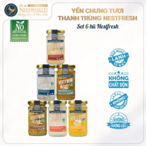 [Hỏa Tốc Hcm] Set 6 Yến Chưng Tươi Thanh Trùng Nestfresh 100Ml (10Gram Yến Tươi) - Đủ 6 Vị