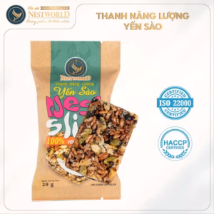 Thanh Năng Lượng Yến Sào Nest Slim Giàu Dinh Dưỡng Cải Thiện Hệ Tiêu Hóa Nestworld 20G