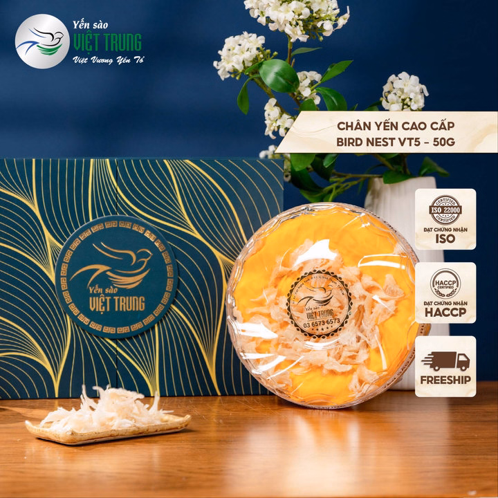 Yến Sào Việt Trung - Chân Yến Cao Cấp - Bird Nest Vt5 - Ảnh 4