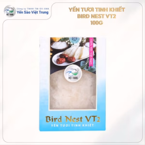 [Hoả Tốc Hcm] Yến Sào Việt Trung - Yến Tươi Tinh Khiết - Bird Nest Vt2