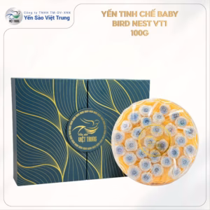 Yến Sào Việt Trung - Yến Tinh Chế Baby - Bird Nest Vt1