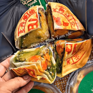 Bánh Pía Tam Sắc 3 Vị Trà Xanh – Khoai Môn – Đậu Xanh 580G - Winnie House