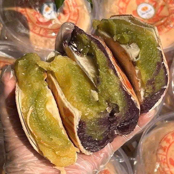 Bánh Pía Chay Tam Sắc, Vị Ngon An Lành, Quà Biếu Cao Cấp 580G - Winnie House - Ảnh 2