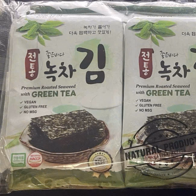 Lốc 3 Gói Rong Biển Ăn Liền Cuôn Cơm Olive Gwangcheon Haejeo Hàn Quốc