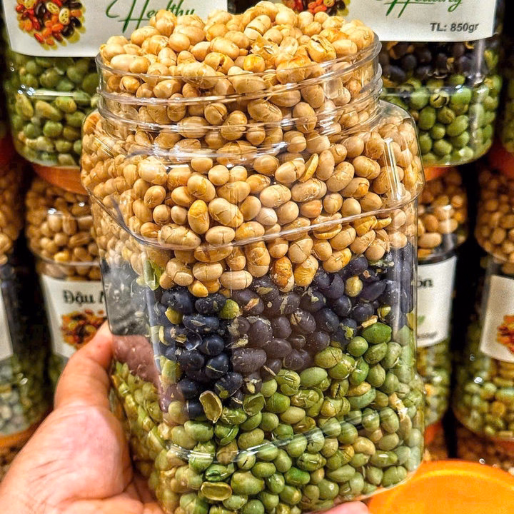 Đậu Sấy Giòn Mix 3 Vị Dinh Dưỡng 600G - Winnie House - Ảnh 2