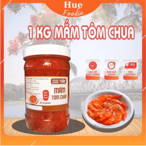 1 Kg Mắm Tôm Chua Huế,Tôm Chua Bỏ Đầu Loại Đặc Biệt Thơm Ngon Đặc Sản Huế Hủ - 380