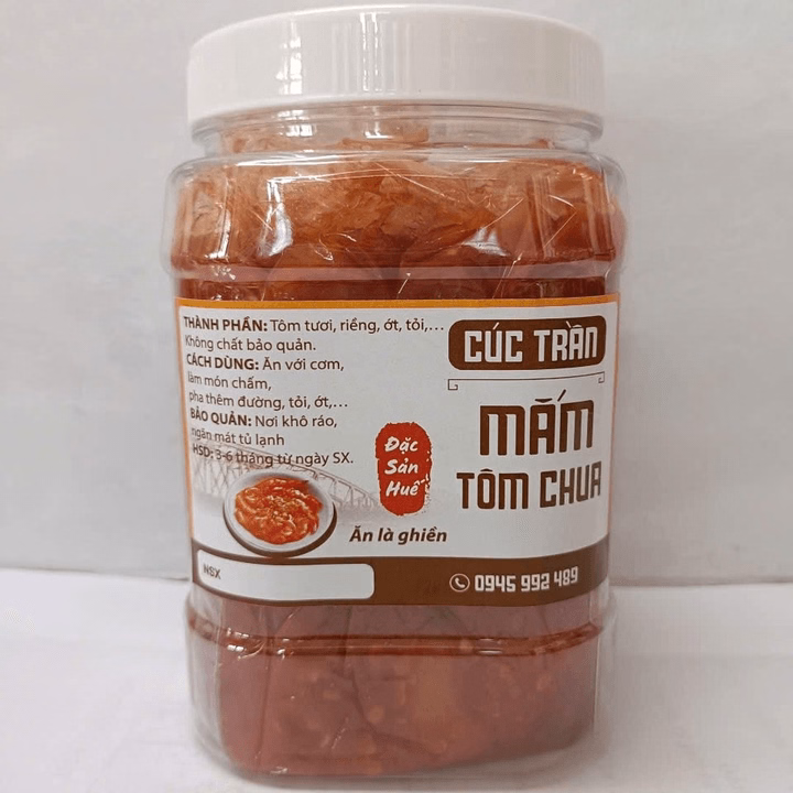 1 Kg Mắm Tôm Chua Huế,Tôm Chua Bỏ Đầu Loại Đặc Biệt Thơm Ngon Đặc Sản Huế Hủ - 380 - Ảnh 9