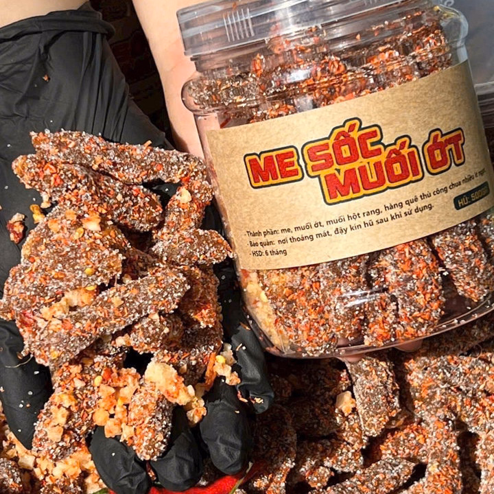 Me Sốc Muối Ớt 500Gr – Vị Chua Cay Ngọt Mặn Tuổi Thơ 500G - Winnie House - Ảnh 7