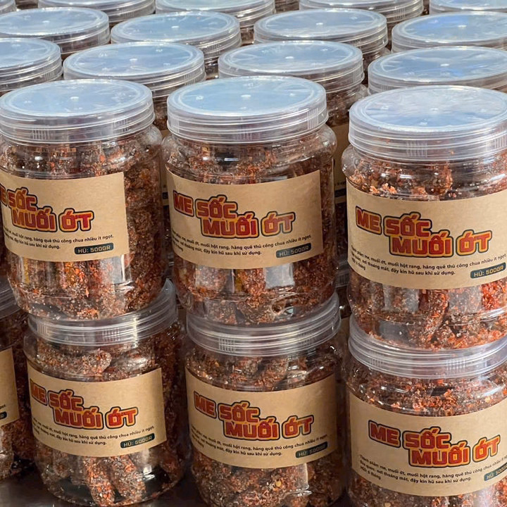 Me Sốc Muối Ớt 500Gr – Vị Chua Cay Ngọt Mặn Tuổi Thơ 500G - Winnie House - Ảnh 4