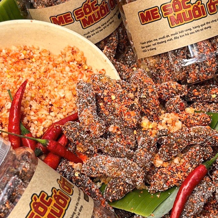 Me Sốc Muối Ớt 500Gr – Vị Chua Cay Ngọt Mặn Tuổi Thơ 500G - Winnie House