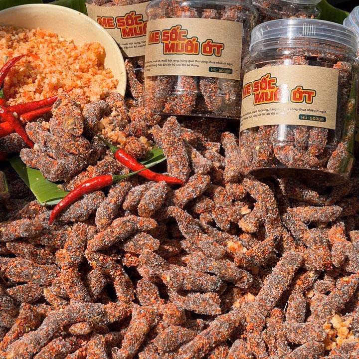 Me Sốc Muối Ớt 500Gr – Vị Chua Cay Ngọt Mặn Tuổi Thơ 500G - Winnie House - Ảnh 3