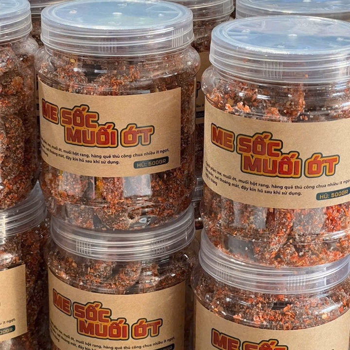 Me Sốc Muối Ớt 500Gr – Vị Chua Cay Ngọt Mặn Tuổi Thơ 500G - Winnie House - Ảnh 5