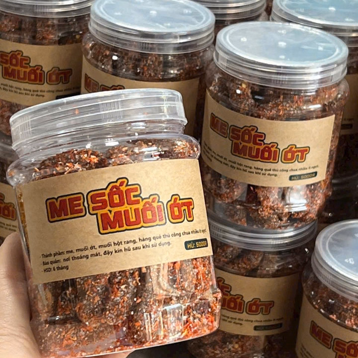 Me Sốc Muối Ớt 500Gr – Vị Chua Cay Ngọt Mặn Tuổi Thơ 500G - Winnie House - Ảnh 6