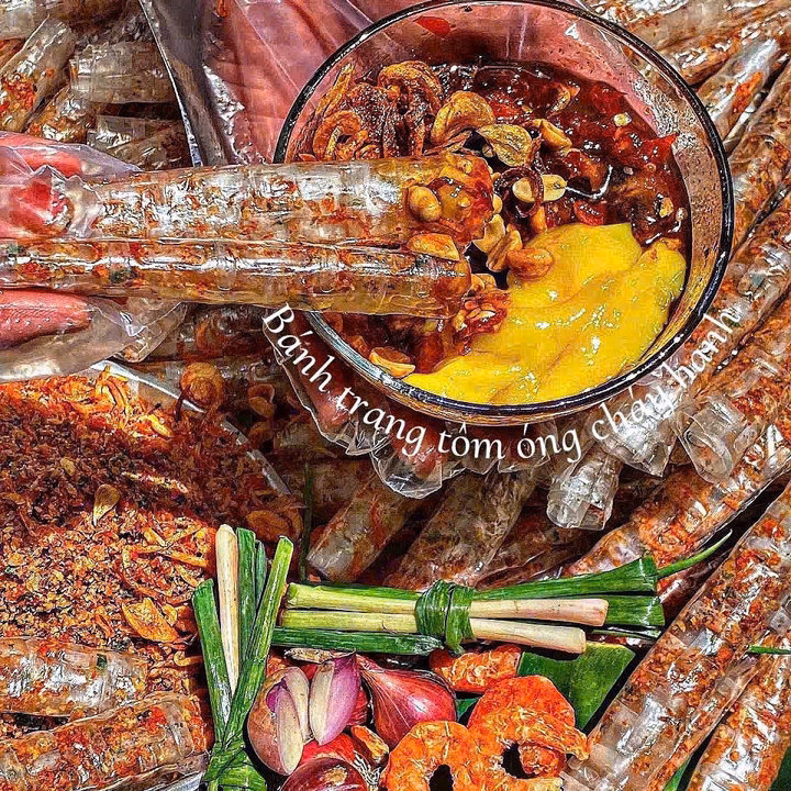 Bánh Tráng Ống Ruốc Tôm Hành Cháy Tỏi – Full Topping 200Gr - Winnie House