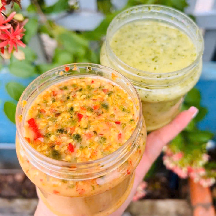 Combo 2 Hủ Muối Chấm Hải Sản Thần Thánh, Càng Chấm Càng Mê - Winnie House - Ảnh 4