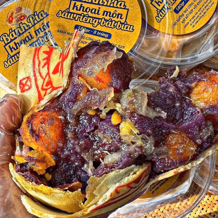 Bánh Pía Khoai Môn Sầu Riêng Bát Bửu, Vị Ngon Khó Quên 600G - Winnie House - Ảnh 2